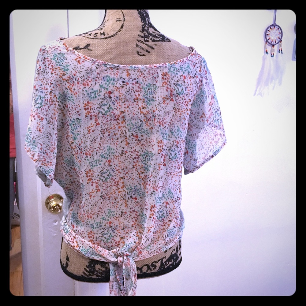 Floral Grey TShirt